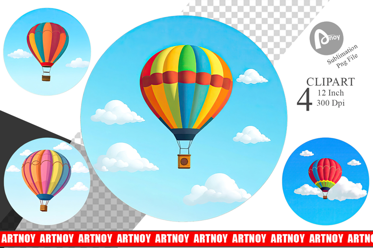 Hot Air Balloon Png Image 5