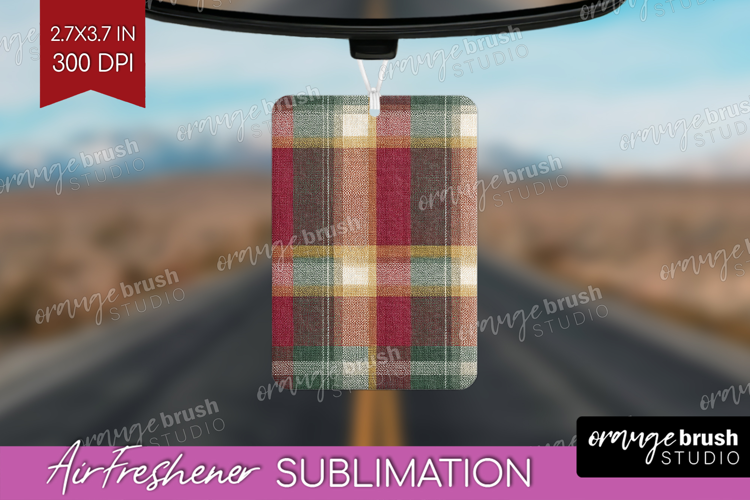 Tartan Plaid Air Freshener PNG - Tartan Pattern PNG