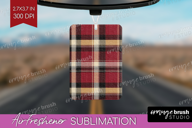 Tartan Plaid Air Freshener PNG - Tartan Pattern PNG