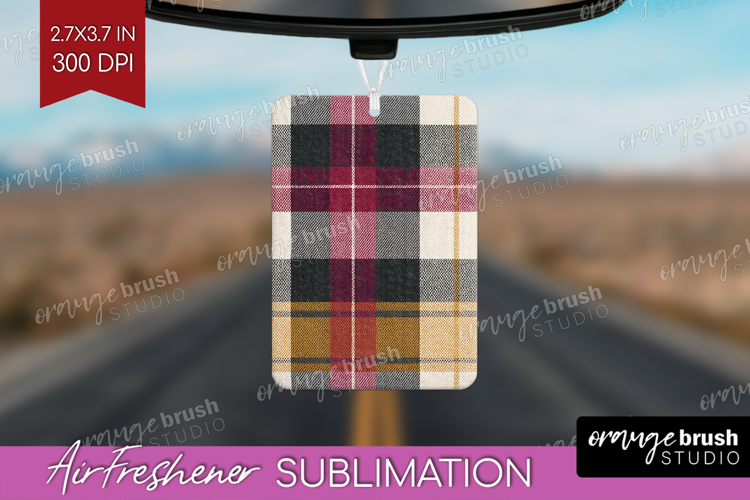 Tartan Plaid Air Freshener PNG - Tartan Pattern PNG