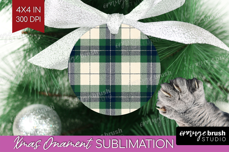 Tartan Plaid Ornament PNG - Tartan Pattern PNG Sublimation