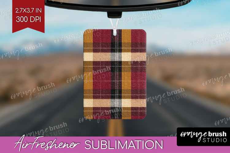 Tartan Plaid Air Freshener PNG - Tartan Pattern PNG