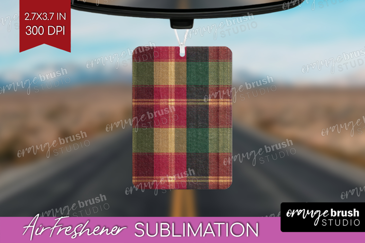 Tartan Plaid Air Freshener PNG - Tartan Pattern PNG
