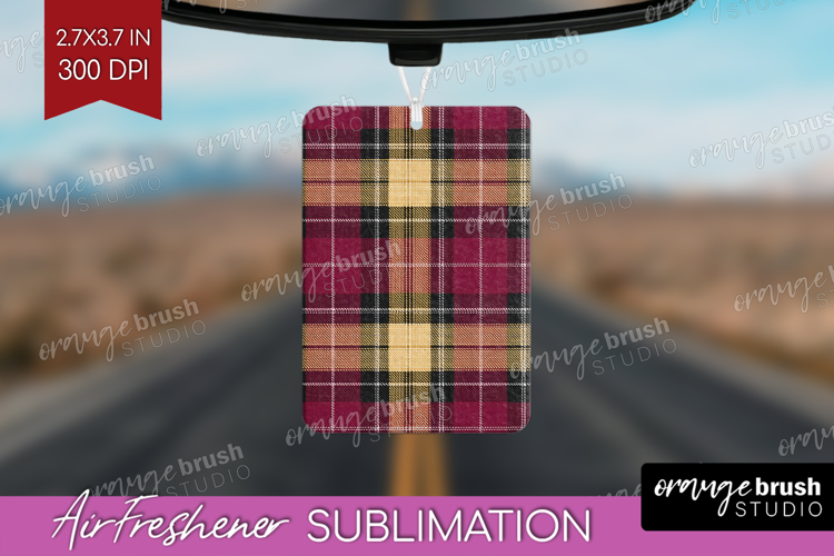 Tartan Plaid Air Freshener PNG - Tartan Pattern PNG