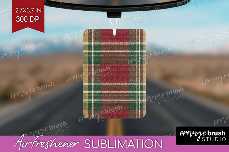 Tartan Plaid Air Freshener PNG - Tartan Pattern PNG