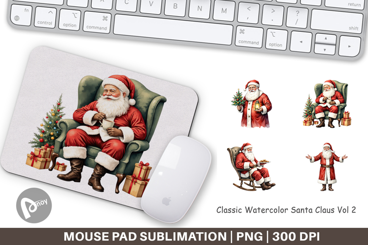 Mouse Pad Classic Santa Claus