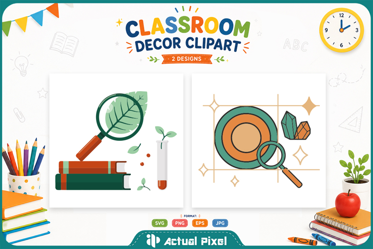 2 Classroom Decor Clipart