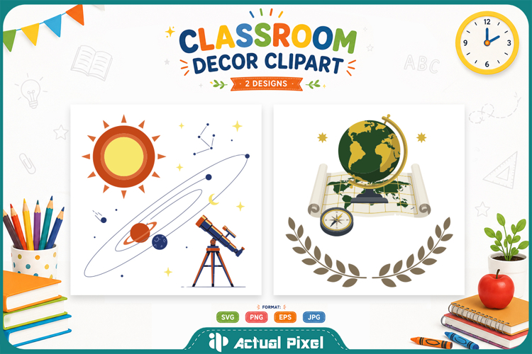 Classroom Decor Clipart