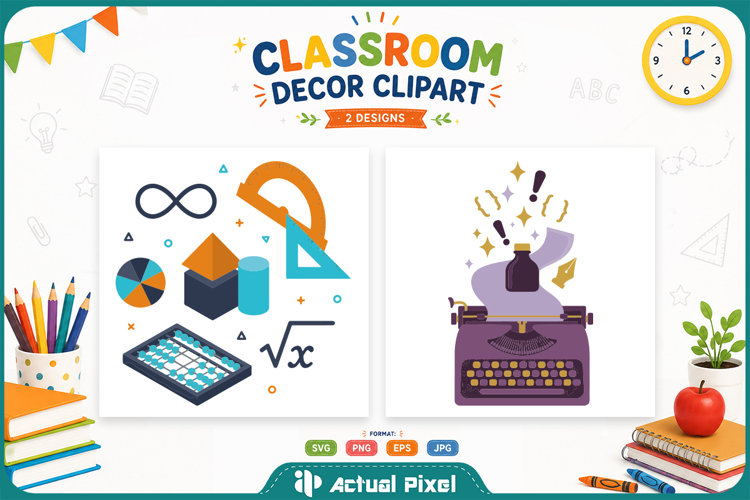 Classroom Decor Clipart