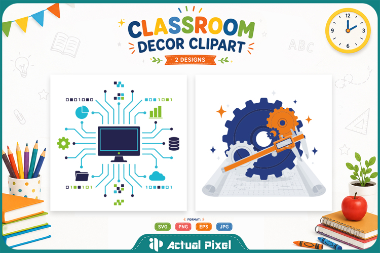 Classroom Decor Clipart