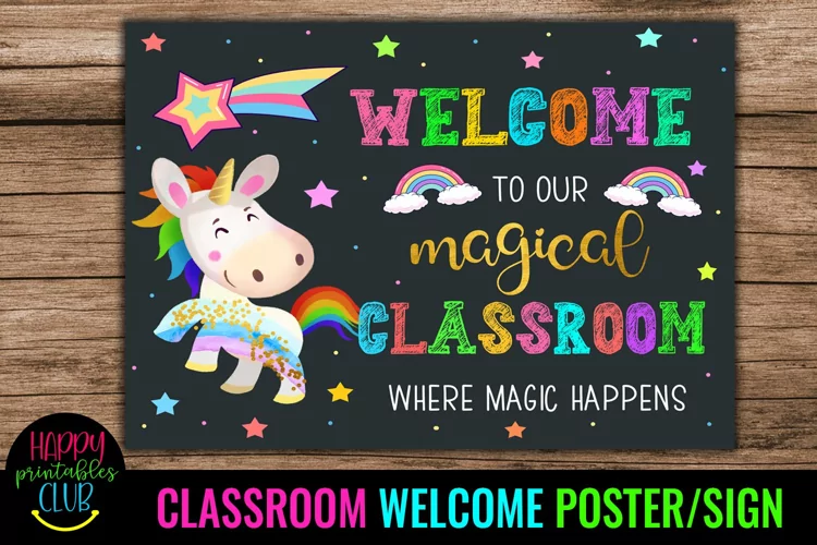 Welcome to Our Magical Class-Classroom Welcome Poster Sign