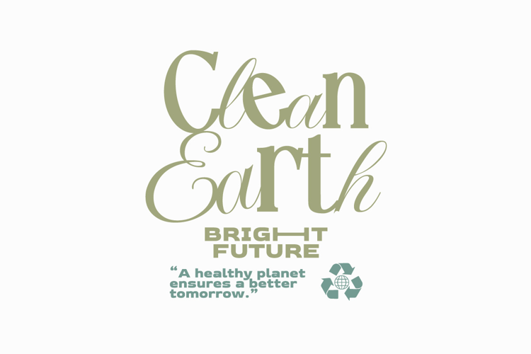 Clean Earth Environment T-shirt Design