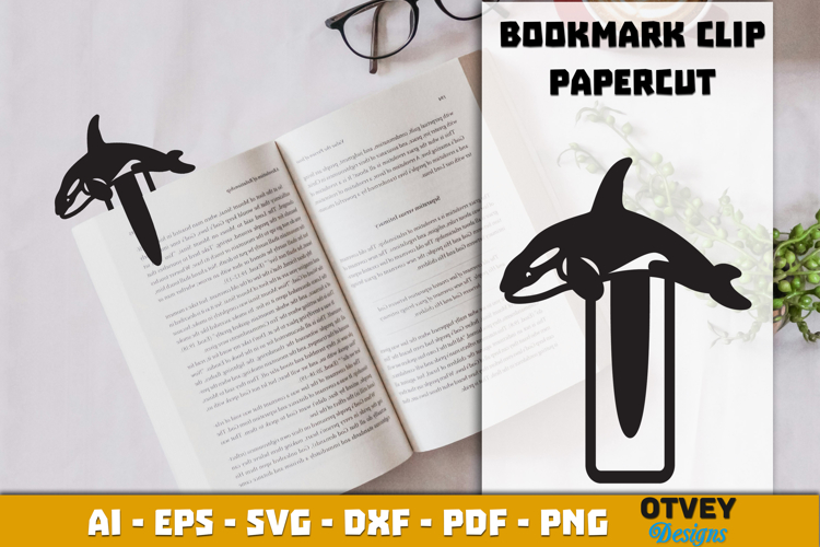 Clip Bookmark Sea Animals Papercut