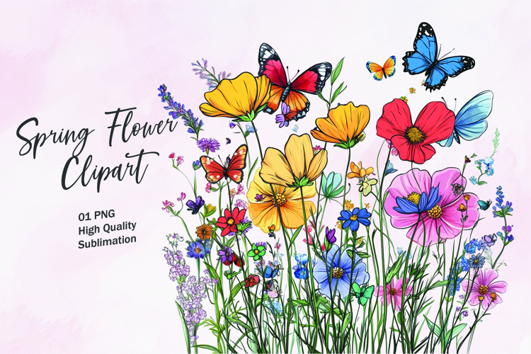 Spring Watercolor Clipart Image 7
