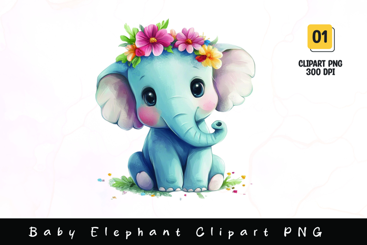 Watercolor Elephant Image 18