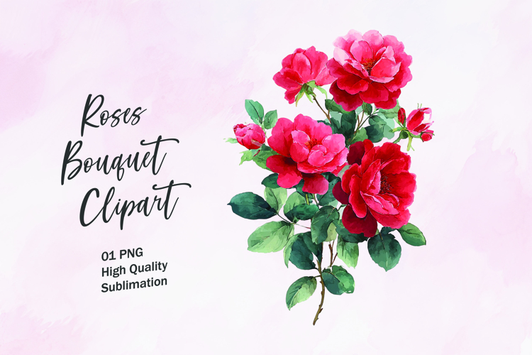 Watercolor Flower Clipart Image 10