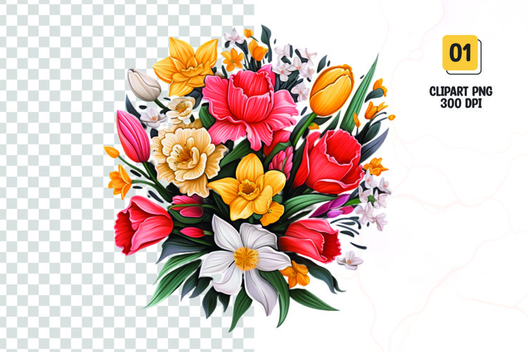 Bouquet Clipart Image 15