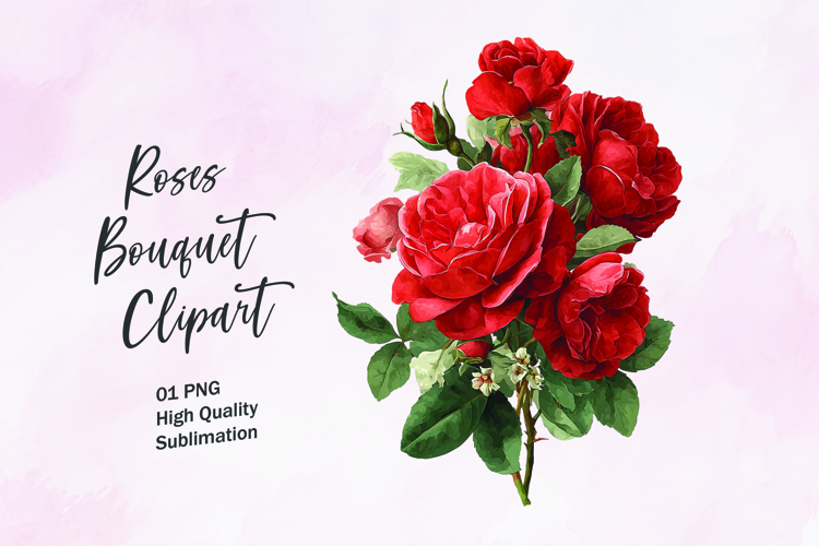 Watercolor Flower Clipart Image 9