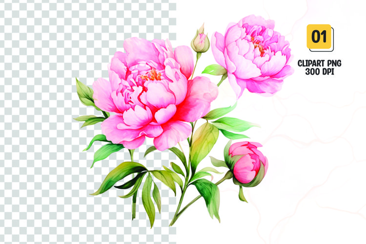 Pink Flower Png Image 12