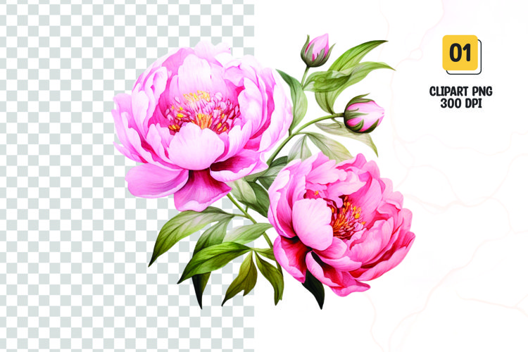 Pink Flower Png Image 11
