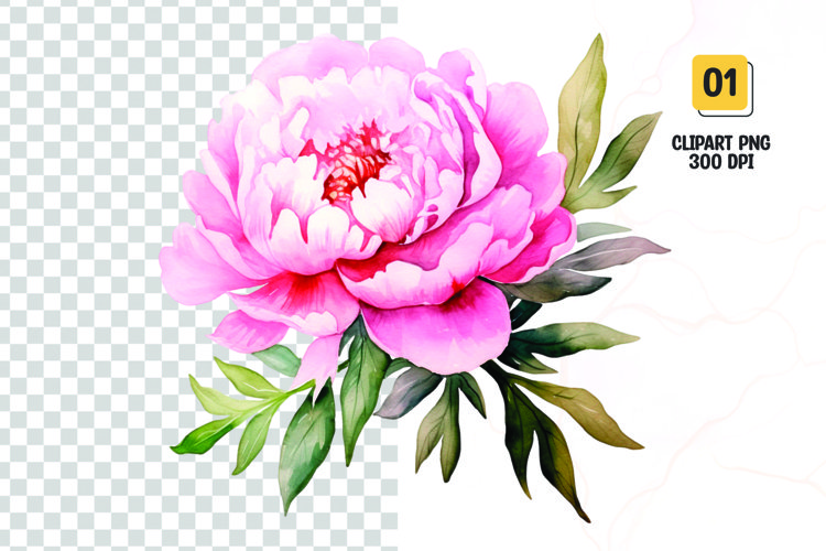 Pink Flower Png Image 10