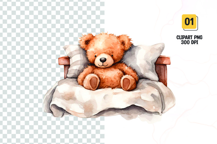 Cute Teddy Bear Clipart Image 16