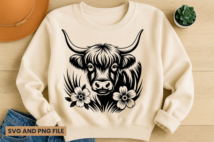 Highland Cow Svg Image 21