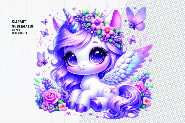Unicorn Clipart PNG Image 7