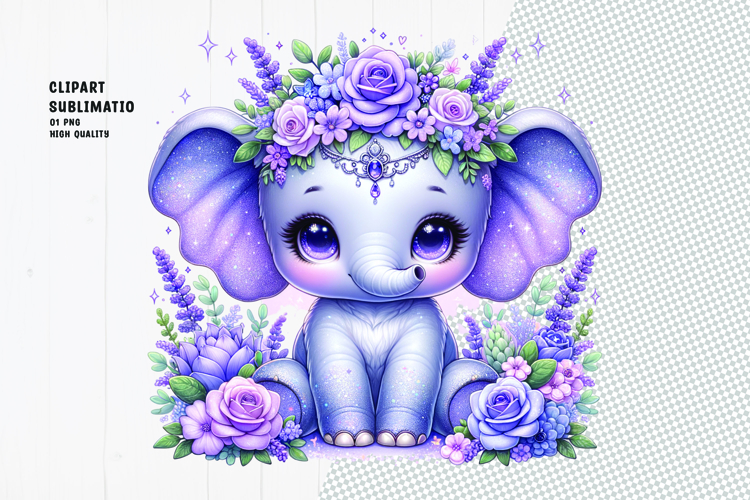 Baby Elephant Clipart