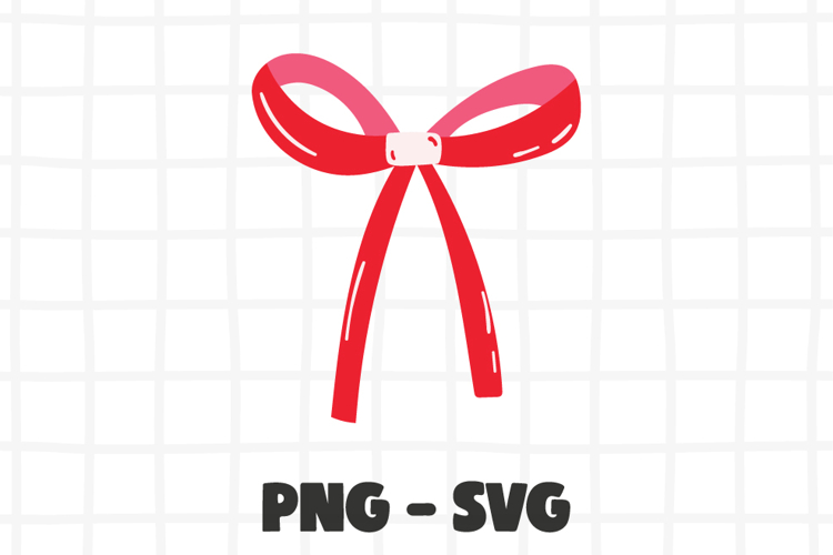 Cute Red Bow Clipart, Bow PNG, Bow Svg