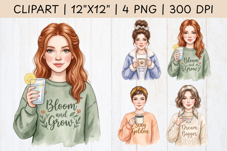 Girl Boss Babe | Business Woman affirmation clipart png