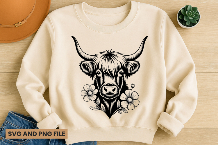 Highland Cow Svg Image 22