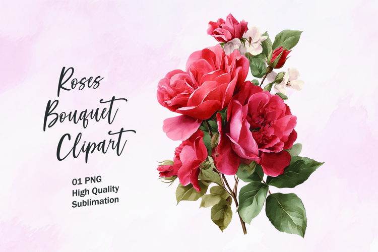 Watercolor Flower Clipart Image 6