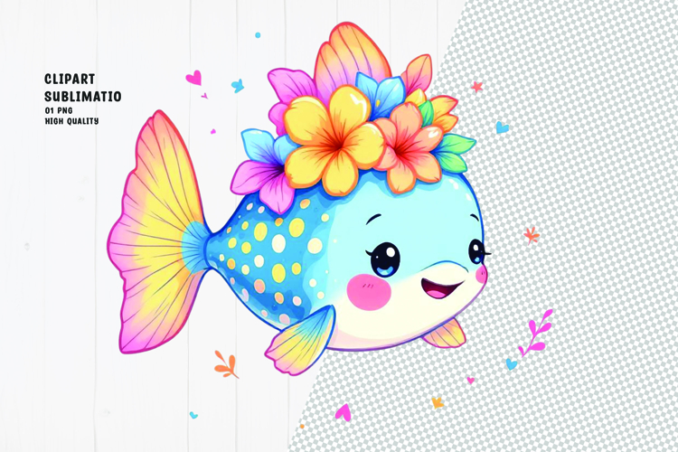 Cute Fish Clipart Image 9