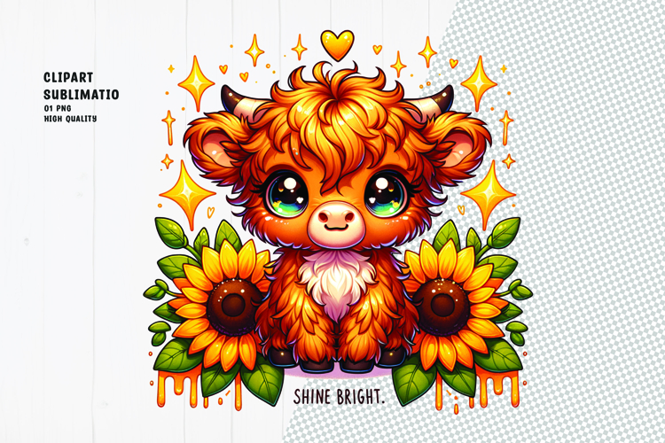 Highland Cow Clipart Image 5