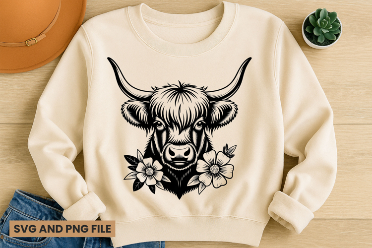 Highland Cow Svg Image 23