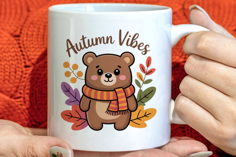 Cute Autumn Season Welcome Clipart PNG