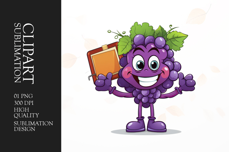 Blueberry Cartoon Image 4