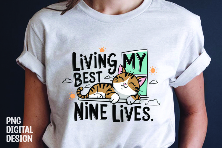 CAT SARCASTIC QUOTE SUBLIMATION T-SHIRT DESIGN