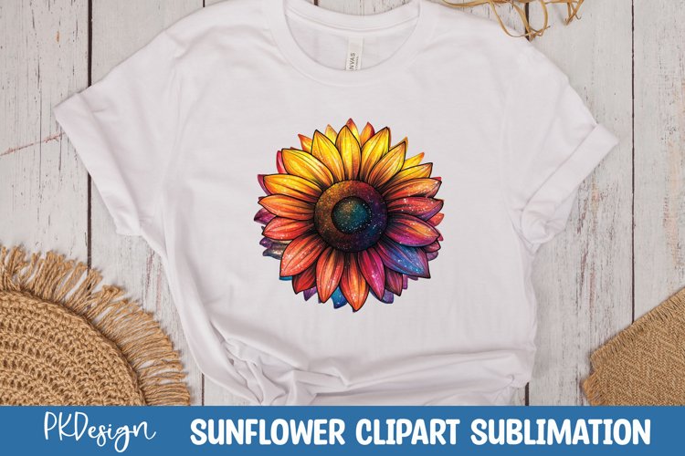 Watercolor Sunflower Clipart Image 13
