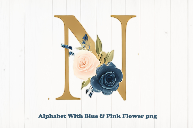 Blue Flowers Clipart Image 5
