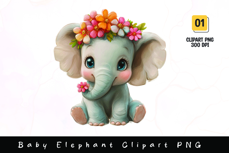 Watercolor Elephant Image 17