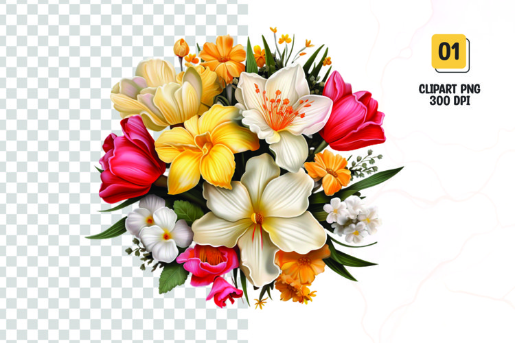 Bouquet Clipart Image 23