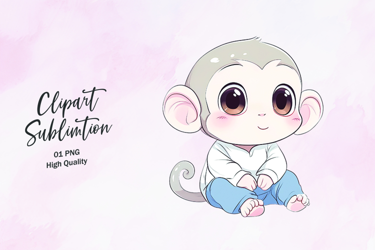 Monkey Clipart Image 13