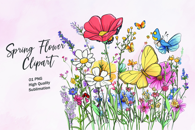 Spring Watercolor Clipart Image 6