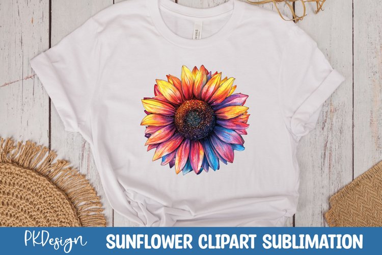 Watercolor Sunflower Clipart Image 19