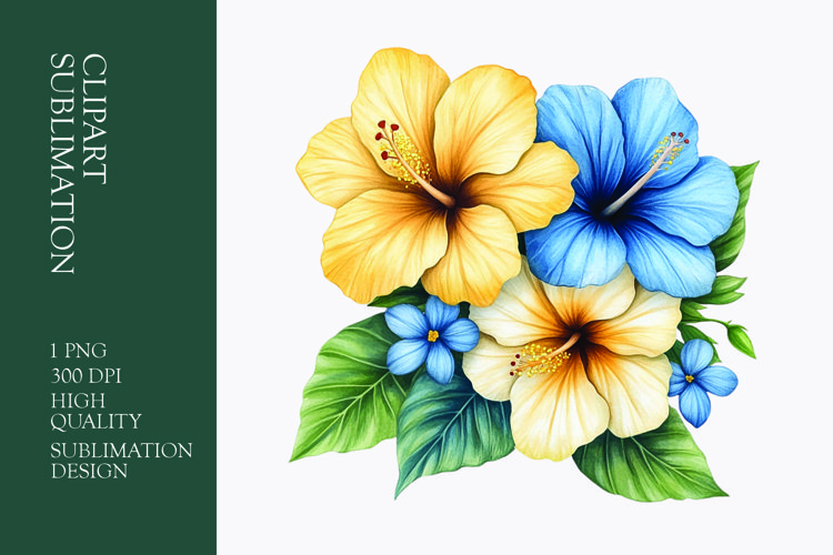 Watercolor Flower Clipart Image 14