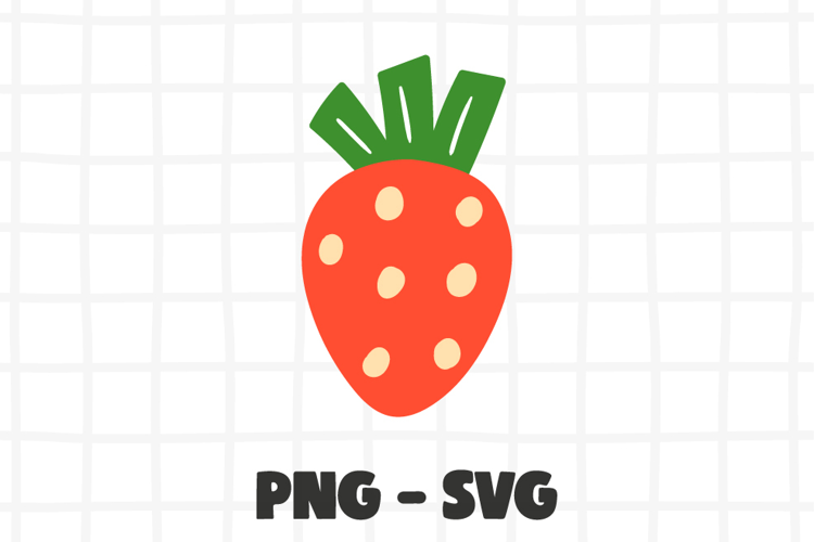Strawberry Clipart PNG. Strawberry SVG.