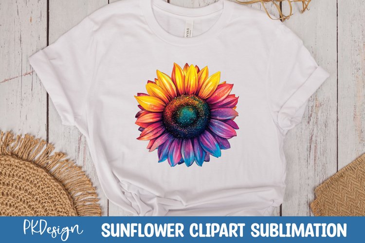 Watercolor Sunflower Clipart Image 16