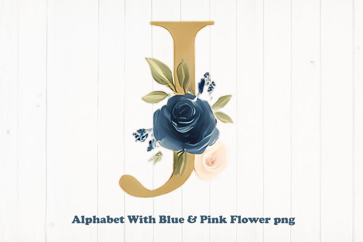 Blue Flowers Clipart Image 9